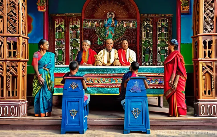 부두교 의식과 전통 - Here are three detailed image generation prompts in English, inspired by the provided text about Voo...