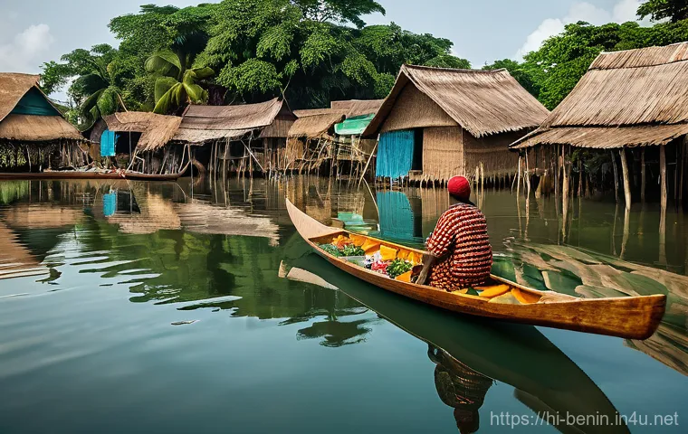 베냉의 교통수단과 이동 방법 - Rural Bush Taxi Journey with Lively Passengers**

*   **Prompt:** A candid, medium shot from inside ...